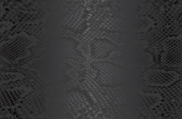 Stresli timsah, yılan, timsah derisi deri dokusuna sahip lüks siyah metal gradyan. Vektör illüstrasyonu