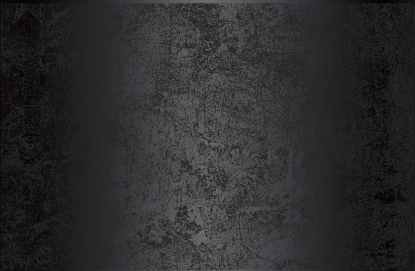 Fundal Gradient Metal Negru Lux Textură Beton Crăpat Dificultate Ilustrație — Vector de stoc