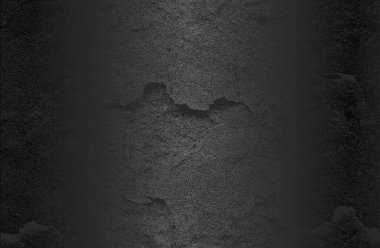 Çatlamış beton dokusuna sahip lüks siyah metal gradyan arka plan. Vektör illüstrasyonu