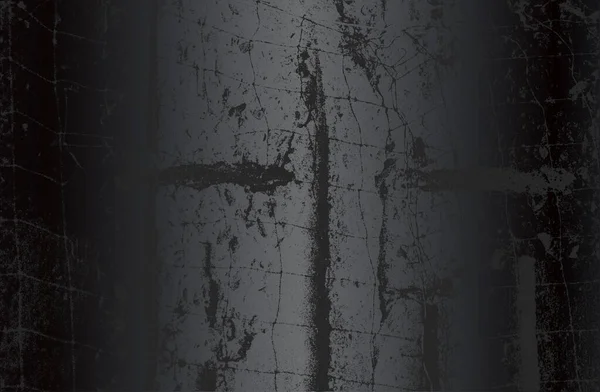 Çatlamış beton dokusuna sahip lüks siyah metal gradyan arka plan. Vektör illüstrasyonu