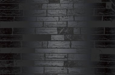 Duvar dokusunda sıkıntı olan lüks siyah metal gradyan arkaplan. Vektör illüstrasyonu