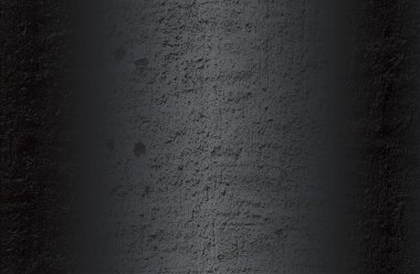 Çatlamış beton dokusuna sahip lüks siyah metal gradyan arka plan. Vektör illüstrasyonu