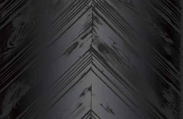 Fondo Gradiente Metal Negro Lujo Con Textura Parquet Madera Dificultades — Vector de stock