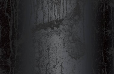 Çatlamış beton dokusuna sahip lüks siyah metal gradyan arka plan. Vektör illüstrasyonu