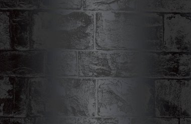 Duvar dokusunda sıkıntı olan lüks siyah metal gradyan arkaplan. Vektör illüstrasyonu