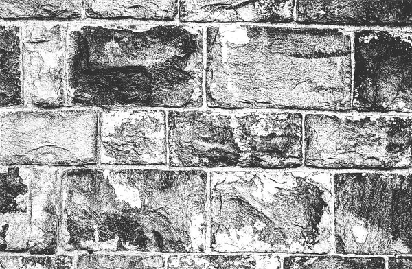 Накладывающаяся Текстура Старой Кирпичной Стены Гранж Фон Абстрактная Векторная Иллюстрация — стоковый вектор