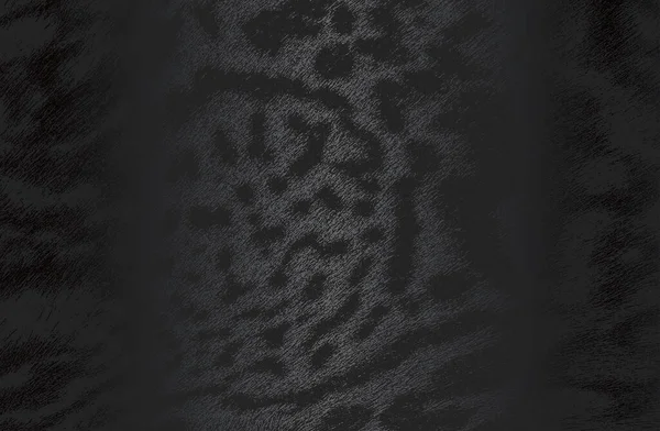 Роскошный Черный Металл Фоне Унылой Текстуры Натурального Меха Векторная Иллюстрация — стоковый вектор
