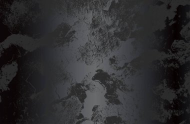 Çatlamış beton dokusuna sahip lüks siyah metal gradyan arka plan. Vektör illüstrasyonu