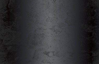Çatlamış beton dokusuna sahip lüks siyah metal gradyan arka plan. Vektör illüstrasyonu