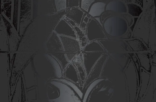 Роскошный Черный Металлический Градиентный Фон Проблемной Мозаикой Керамической Плиткой Текстурой — стоковый вектор