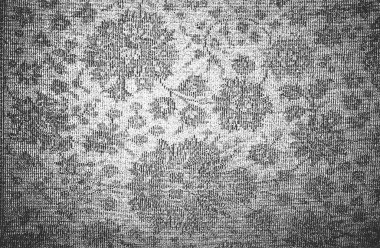 Kumaşın sıkıntılı örtülü dokusu. Doğu çiçekli, yapraklı ve çiçekli tekstil ürünleri. Grunge 'un arka planı. soyut yarım ton vektör çizimi.