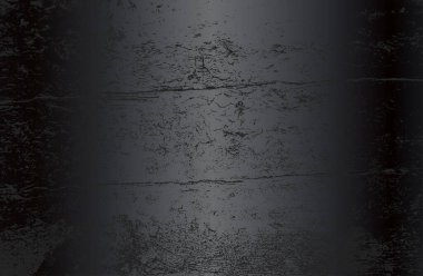 Çatlamış beton dokusuna sahip lüks siyah metal gradyan arka plan. Vektör illüstrasyonu