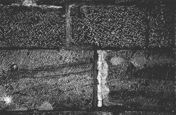 Texture Recouvrement Perturbée Vieux Mur Briques Fond Grunge Illustration Vectorielle — Image vectorielle