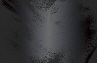 Çatlamış beton dokusuna sahip lüks siyah metal gradyan arka plan. Vektör illüstrasyonu