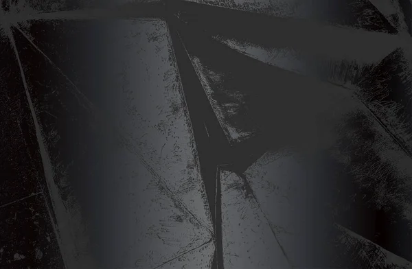Luxusní Black Metal Gradient Pozadí Problémovou Plechovou Texturou Vektorová Ilustrace — Stockový vektor