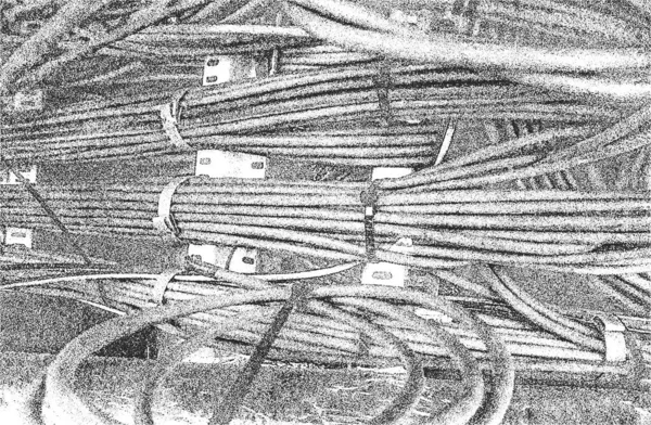 电缆的应力矢量纹理吊钩 第8集的例子 黑白相间的背景 — 图库矢量图片