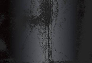 Çatlamış beton dokusuna sahip lüks siyah metal gradyan arka plan. Vektör illüstrasyonu