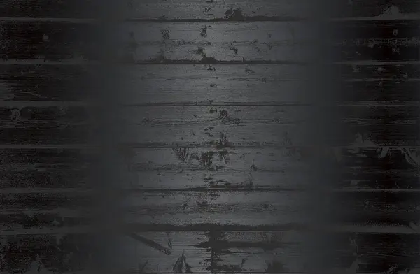 Роскошный Черный Металлический Градиентный Фон Нарушенной Деревянной Текстурой Паркета Векторная — стоковый вектор