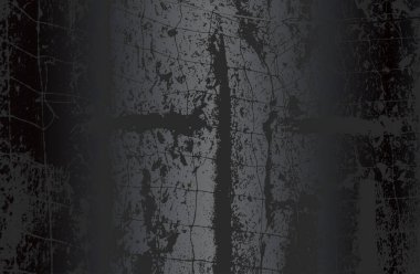 Çatlamış beton dokusuna sahip lüks siyah metal gradyan arka plan. Vektör illüstrasyonu