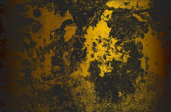 Роскошный Черный Золотистый Металлический Градиентный Фон Текстурой Металлической Пластины Векторная — стоковый вектор