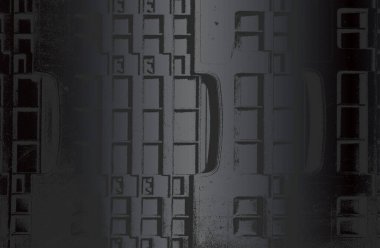 Stresli metal plaka desenli lüks siyah metal gradyan. Vektör illüstrasyonu