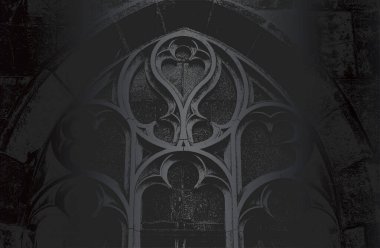 Stresli beton süslemeleri ve desen dokusuyla lüks siyah metal gradyan. Vektör illüstrasyonu