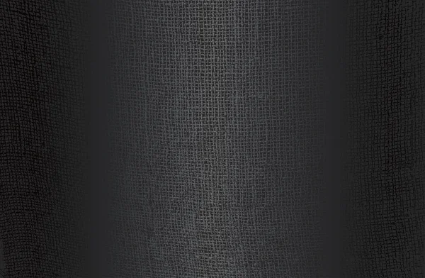 Luxe Fond Dégradé Métal Noir Avec Tissu Affligé Texture Textile — Image vectorielle