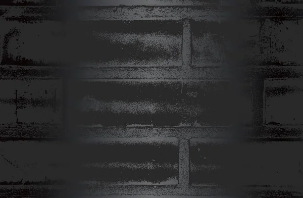 Πολυτελές Μαύρο Μεταλλικό Πλαίσιο Βαθμίδωσης Στεναγμένη Υφή Τούβλο Τοίχο Εικονογράφηση — Διανυσματικό Αρχείο