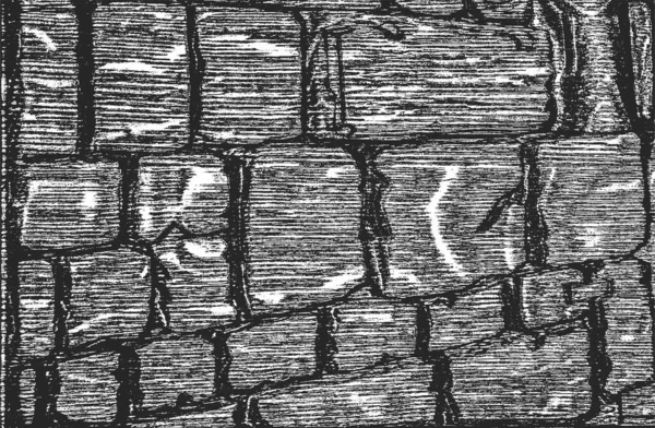 Eski Tuğla Duvarın Sıkıntılı Örtülü Dokusu Grunge Arkaplan Soyut Vektör — Stok Vektör