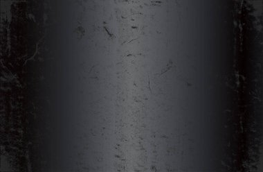 Çatlamış beton dokusuna sahip lüks siyah metal gradyan arka plan. Vektör illüstrasyonu