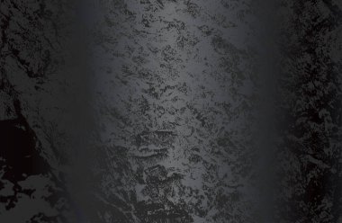 Çatlamış beton dokusuna sahip lüks siyah metal gradyan arka plan. Vektör illüstrasyonu