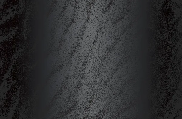 落ち込んだコンクリートの質感と豪華な黒の金属グラデーションの背景 ベクターイラスト — ストックベクタ