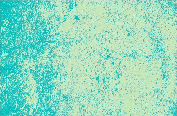 Mavi yeşil çatlamış beton, taş ya da asfaltın sıkıntılı örtülü dokusu. Grunge 'un arka planı. soyut yarım ton vektör çizimi
