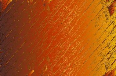 Çatlamış beton dokusuna sahip lüks altın metal gradyan arka plan. Vektör illüstrasyonu