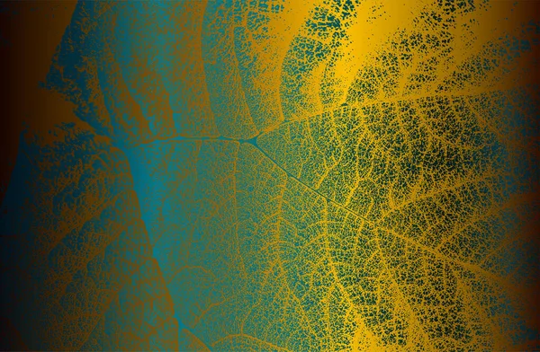 Luxe Vert Fond Dégradé Métal Doré Avec Texture Feuille Gros — Image vectorielle