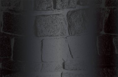 Duvar dokusunda sıkıntı olan lüks siyah metal gradyan arkaplan. Vektör illüstrasyonu