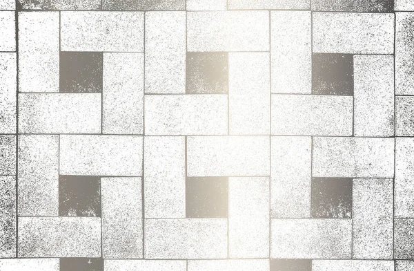 Luxus Ezüst Fém Gradiens Háttér Problémás Mozaik Csempe Járólap Textúra — Stock Vector