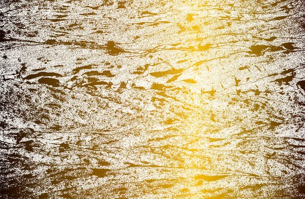 Роскошный Золотистый Металлический Градиентный Фон Потрескавшейся Текстурой Бетона Векторная Иллюстрация — стоковый вектор