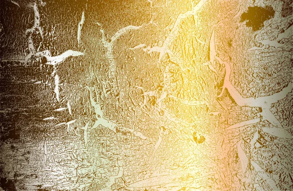 Роскошный Золотистый Металлический Градиентный Фон Текстурой Нержавеющей Стали Векторная Иллюстрация — стоковый вектор