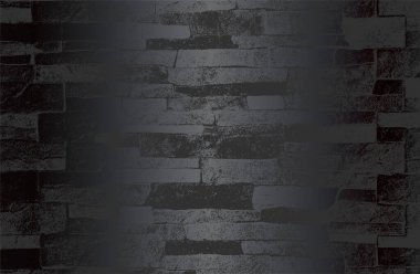 Duvar dokusunda sıkıntı olan lüks siyah metal gradyan arkaplan. Vektör illüstrasyonu