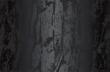 Çatlamış beton dokusuna sahip lüks siyah metal gradyan arka plan. Vektör illüstrasyonu