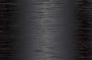 Hasarlı hasır sarmaşık dokusuna sahip lüks siyah metal gradyan. Vektör illüstrasyonu