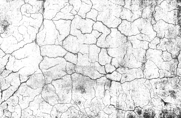 Texture Recouvrement Détériorée Béton Fissuré Pierre Asphalte Arrière Plan Grunge — Image vectorielle