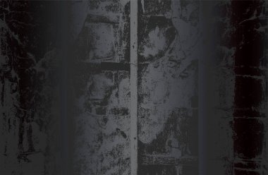 Stresli metal plaka desenli lüks siyah metal gradyan. Vektör illüstrasyonu