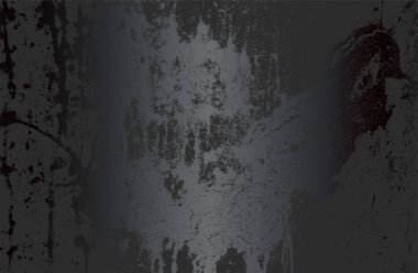 Stresli metal plaka desenli lüks siyah metal gradyan. Vektör illüstrasyonu