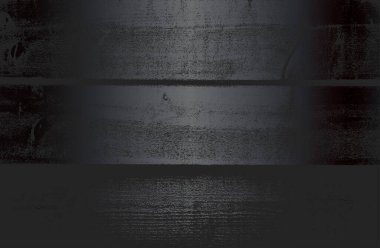 Ahşap parke desenli, lüks siyah metal gradyan. Vektör illüstrasyonu