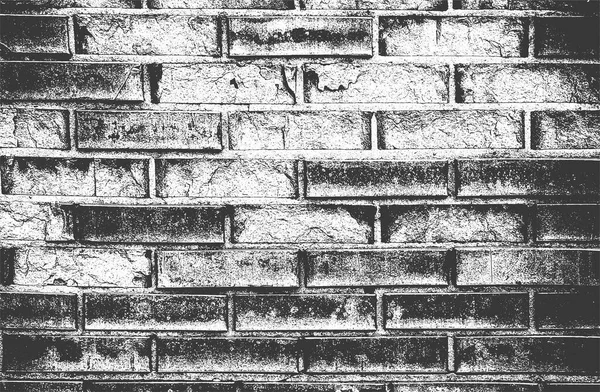 Texture Recouvrement Perturbée Vieux Mur Briques Fond Grunge Illustration Vectorielle — Image vectorielle