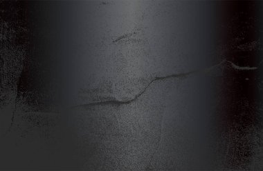 Çatlamış beton dokusuna sahip lüks siyah metal gradyan arka plan. Vektör illüstrasyonu