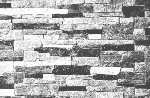 Distressed Overlay Textur Der Alten Ziegelwand Grunge Hintergrund Abstrakte Vektorillustration — Stockvektor
