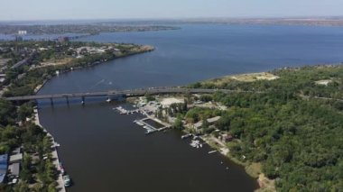 Mykolaiv, Ukrayna - Mayıs 2021: Savaş öncesi Mykolaiv. Şehrin merkezi kısmı.